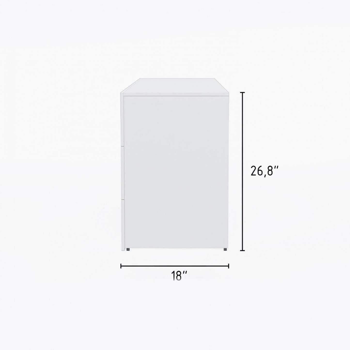 Nordika James 6-Drawer Dresser - Blanc|Commode James Nordika à 6 tiroirs - blanche