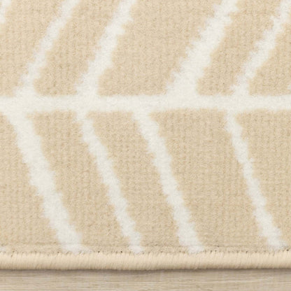 Tapis Florence à motif de chevrons pour l'intérieur - 4 pi 7 po x 6 pi 7 po