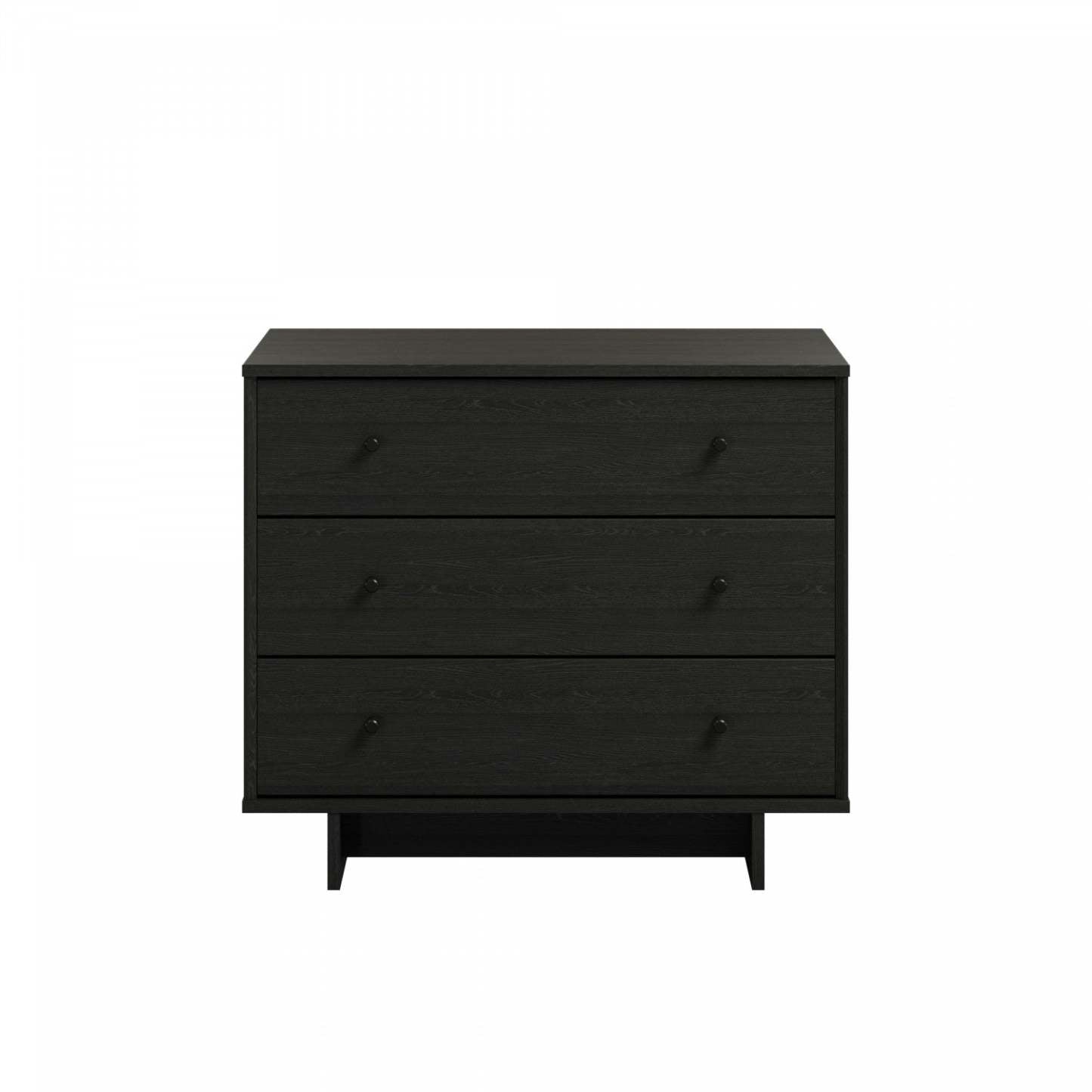 Prepac Finnley 3-Drawer Nightstand - Chêne noir|Table de nuit Finnley de Prepac à 3 tiroirs - chêne noir