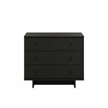 Prepac Finnley 3-Drawer Nightstand - Chêne noir|Table de nuit Finnley de Prepac à 3 tiroirs - chêne noir