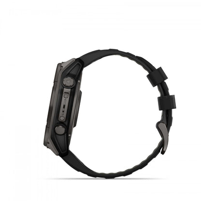 Garmin Fēnix 8 Solar Sapphire Smartwatch 51mm - Gps, Compas, Gyroscope Et Altimètre Barométrique | Montre Connectée Garmin Fēnix 8 Solar Sapphire 51mm - Gps, Boussole, Gyroscope Et Altimètre Barométrique