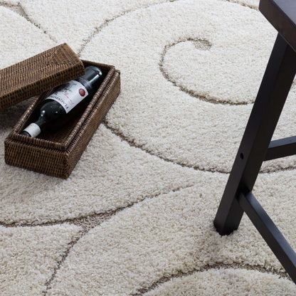 Carpette Oakville Flora crème 4 x 6