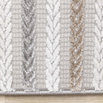 Tapis d'intérieur rayé London - 5'3 x 7'7|Carpette London à rayures pour l'intérieur - 5 pi 3 po x 7 pi 7 po