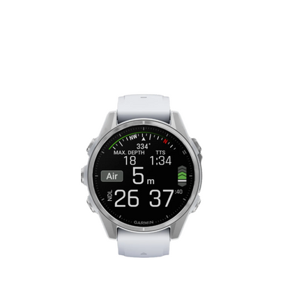 Garmin Fēnix 8 Amoled Smartwatch 43mm - Gps, Compas, Gyroscope Et Altimètre Barométrique Argent | Montre Connectée Garmin Fēnix 8 Amoled 43mm - Gps, Boussole, Gyroscope Et Altimètre Barométrique