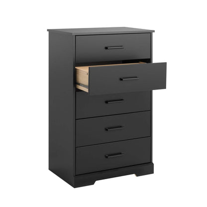 Prepac Rustic Ridge 27.5 5-Drawer Chest - Black|Commode verticale Rustic Ridge de Prepac de 27,5 po à 5 tiroirs - noire
