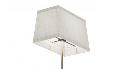 Lampe de table carrée classique dorée 24 avec abat-jour texturé | Lampe de table carrée classique dorée de 24 po avec abat-jour texturé