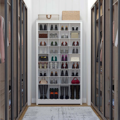 Prepac 40 Pair Shoe Storage Rack - White|Support de rangement de Prepac pour 40 paires de chaussures - blanc