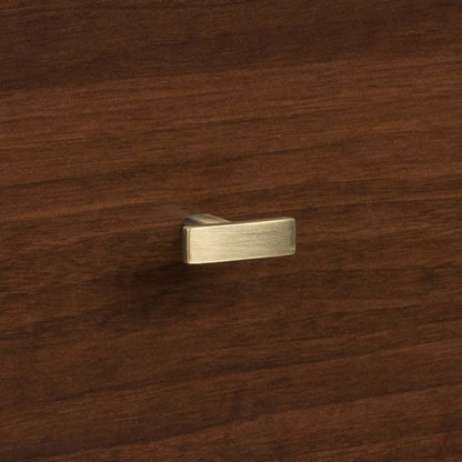 Commode haute Milo à 6 tiroirs - Cerisier|Commode verticale haute Milo à 6 tiroirs - cerisier