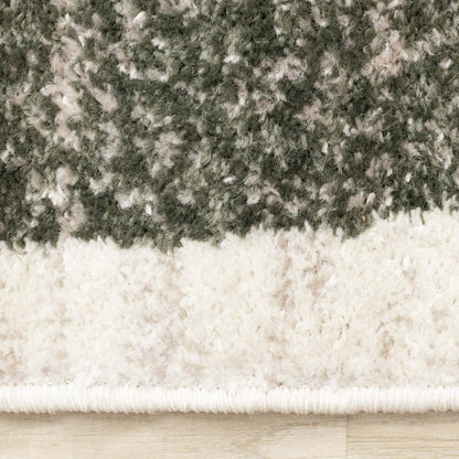 Tapis géométrique Marley Green Yellow Taupe - 7'10 x 10'6|Carpette Marley verte, jaune et taupe à motif géométrique - 7 pi 10 po x 10 pi 6 po