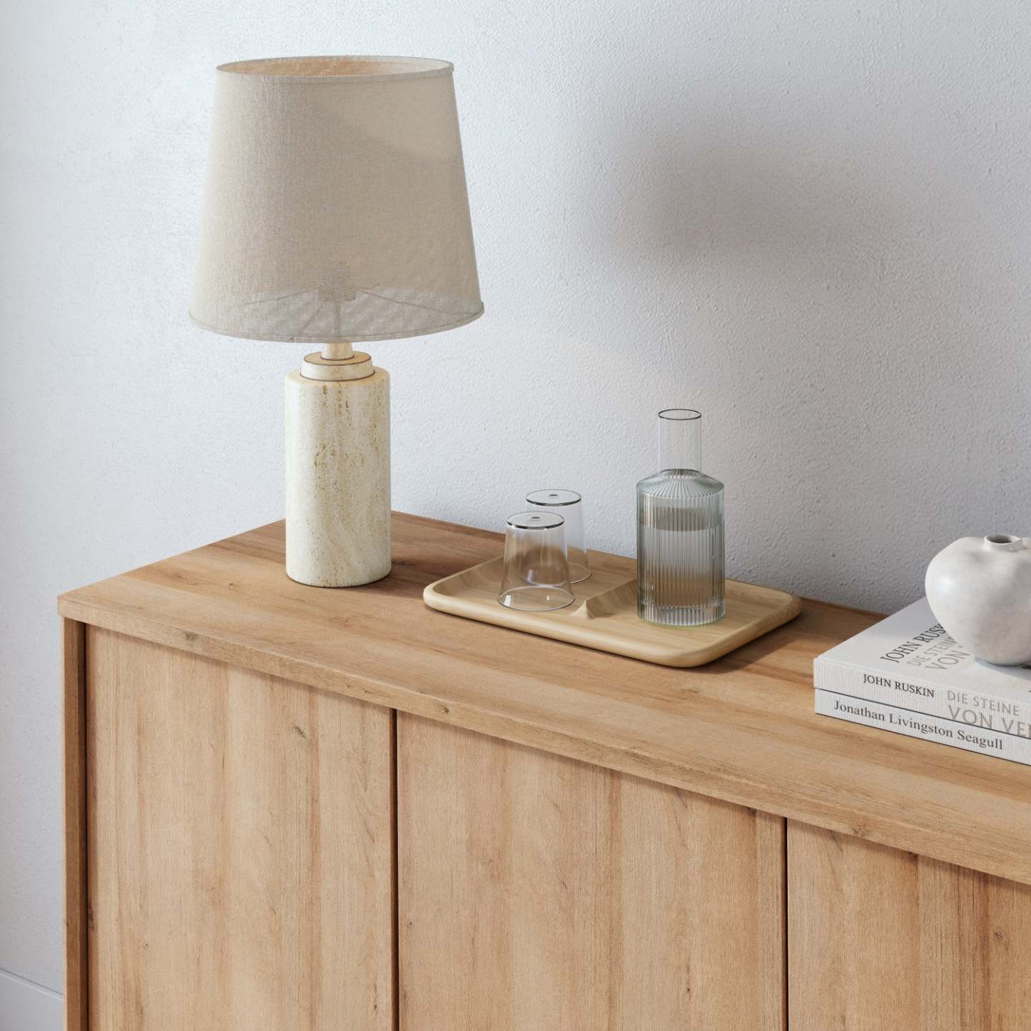 Buffet Buffet Finnley de Prepac - Chêne naturel|Desserte Finnley de Prepac - chêne naturel