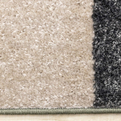 Tapis moderne Marley géométrique vert gris blanc - 7'10 x 10'6|Carpette moderne Marley verte, grise et blanche à motif géométrique - 7 pi 10 po x 10 pi 6 po