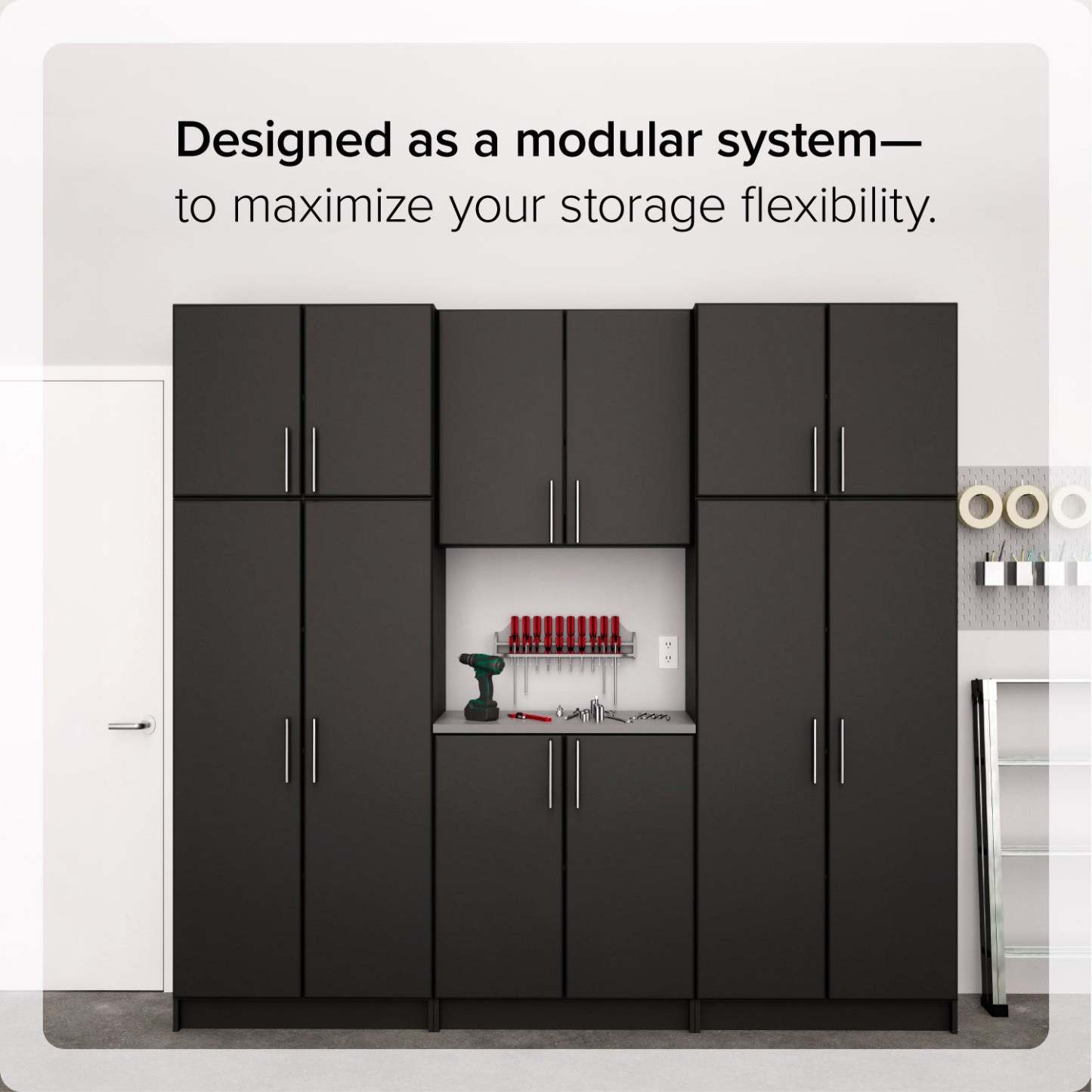 Elite 32 Storage Cabinet - Noir|Armoire de rangement Elite 32 po - noire