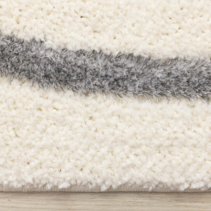 Tapis Sullivan Cream Grey Winding Path Area Rug - 5'3 x 7'7|Carpette Sullivan crème et grise à motif de chemin sinueux - 5 pi 3 po x 7 pi 7 po