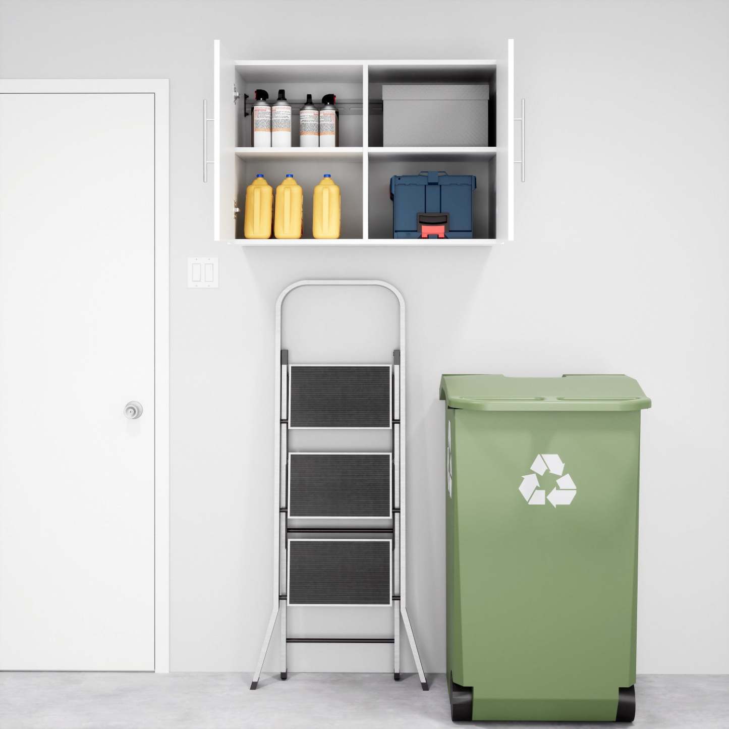 Hangups 36 Upper Storage Cabinet - Blanc|Armoire supérieure de rangement HangUps de 36 po - blanche