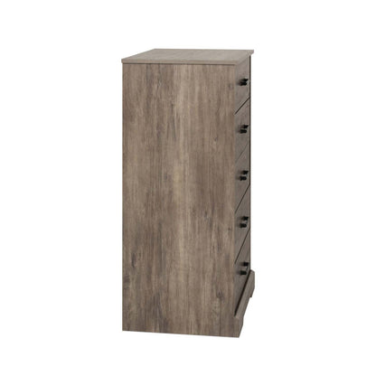 Prepac Rustic Ridge 27.5 5-Drawer Chest - Brown|Commode verticale Rustic Ridge de Prepac de 27,5 po à 5 tiroirs - brune