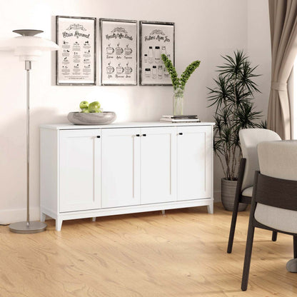Prepac Yaletown 4-Door Buffet Console - Blanc|Console Yaletown de Prepac à 4 portes - blanche