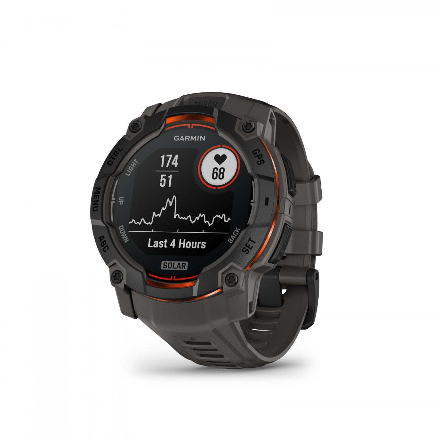 Garmin Instinct 3 Montre Connectée GPS 50 Mm - Spécifications Militaires Robustes 810, Solaire, Boussole, Altimètre Barométrique