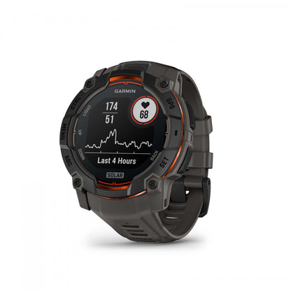 Garmin Instinct 3 Montre Connectée GPS 50 Mm - Spécifications Militaires Robustes 810, Solaire, Boussole, Altimètre Barométrique