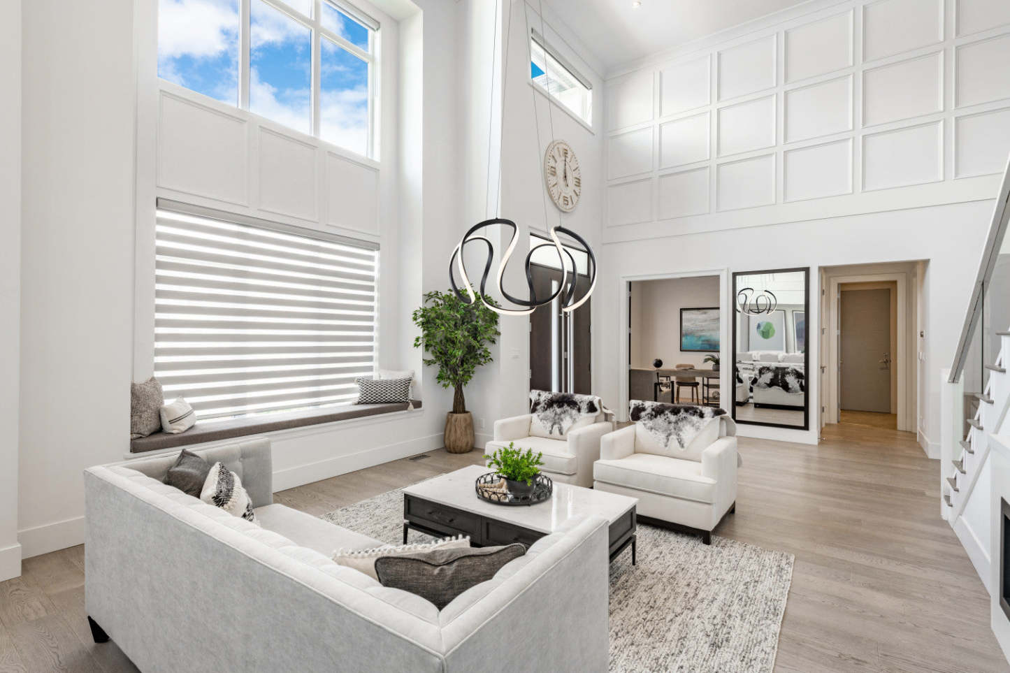 Mira 40 W LED Suspension Noir | Luminaire suspendu Mira noir à DEL de 40 W | D06HKNS0