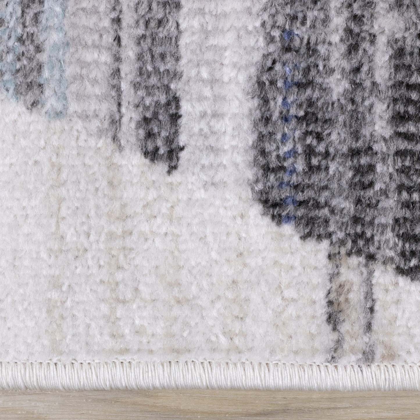 Carpette Fitzgerald à motifs géométriques vieillis - 7 pi 10 po x 10 pi 6 po