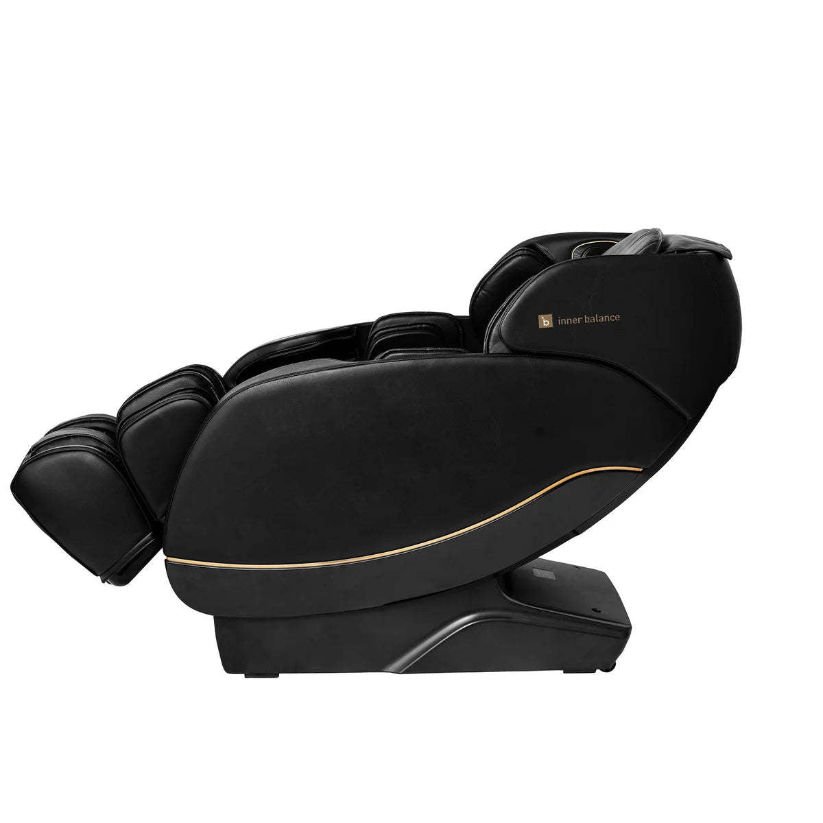 Fauteuil de massage Inner Balance Jin 2.0 avec rail de massage en forme de S et L - noir