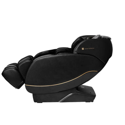 Fauteuil de massage Inner Balance Jin 2.0 avec rail de massage en forme de S et L - noir