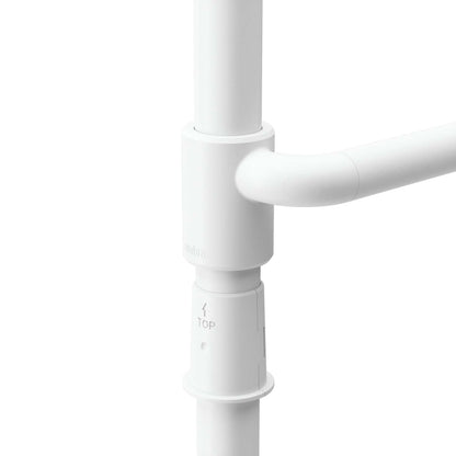 Tringle à rideau extensible et séparateur de pièce Anywhere blanc d'Umbra - 36-66 | Tringle à rideaux et séparateur de pièce extensible Anywhere de Umbra blanc - 36 po à 66 po