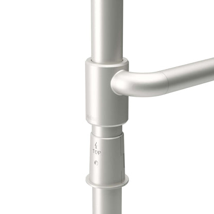 Tringle à rideau extensible et séparateur de pièce Anywhere en nickel métallique d'Umbra - 36-66 | Tringle à rideaux et séparateur de pièce extensible Anywhere de Umbra nickel métallique - 36 po à 66 po