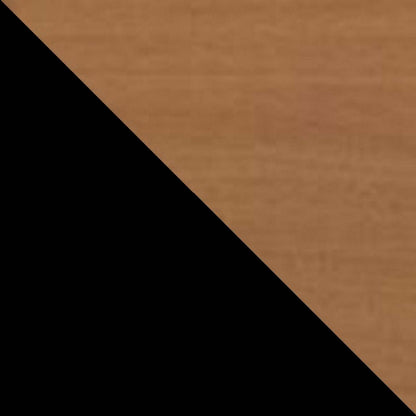 Manhattan Comfort Tudor 53.15" Buffet avec 4 étagères - Noir &amp; Érable Crème|Desserte Tudor de Manhattan Comfort de 53,15 po avec 4 tablettes - noire et crème d'érable