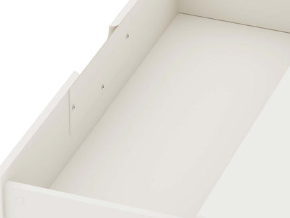 Manhattan Comfort Rockefeller Mid-Century Modern Dresser with 3-Drawers - Blanc|Commode Rockefeller de Manhattan Comfort de style moderne du milieu du 20e siècle avec 3 tiroirs - blanche