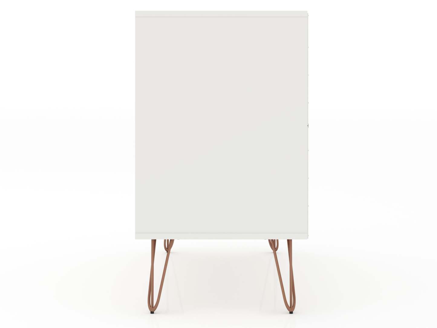 Manhattan Comfort Rockefeller Mid-Century Modern Dresser with 3-Drawers - Blanc|Commode Rockefeller de Manhattan Comfort de style moderne du milieu du 20e siècle avec 3 tiroirs - blanche