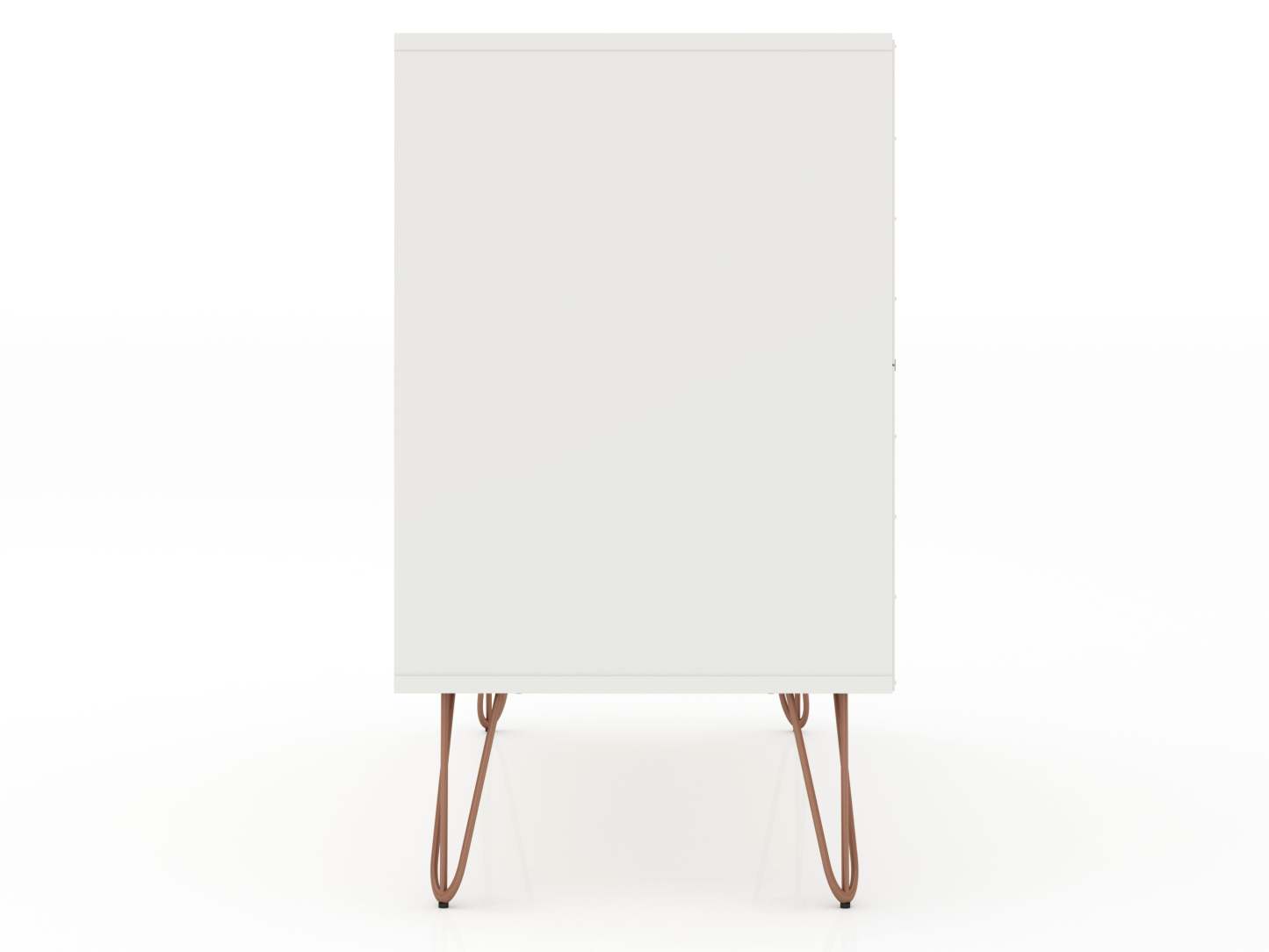 Manhattan Comfort Rockefeller Mid-Century Modern Dresser with 3-Drawers - Blanc|Commode Rockefeller de Manhattan Comfort de style moderne du milieu du 20e siècle avec 3 tiroirs - blanche