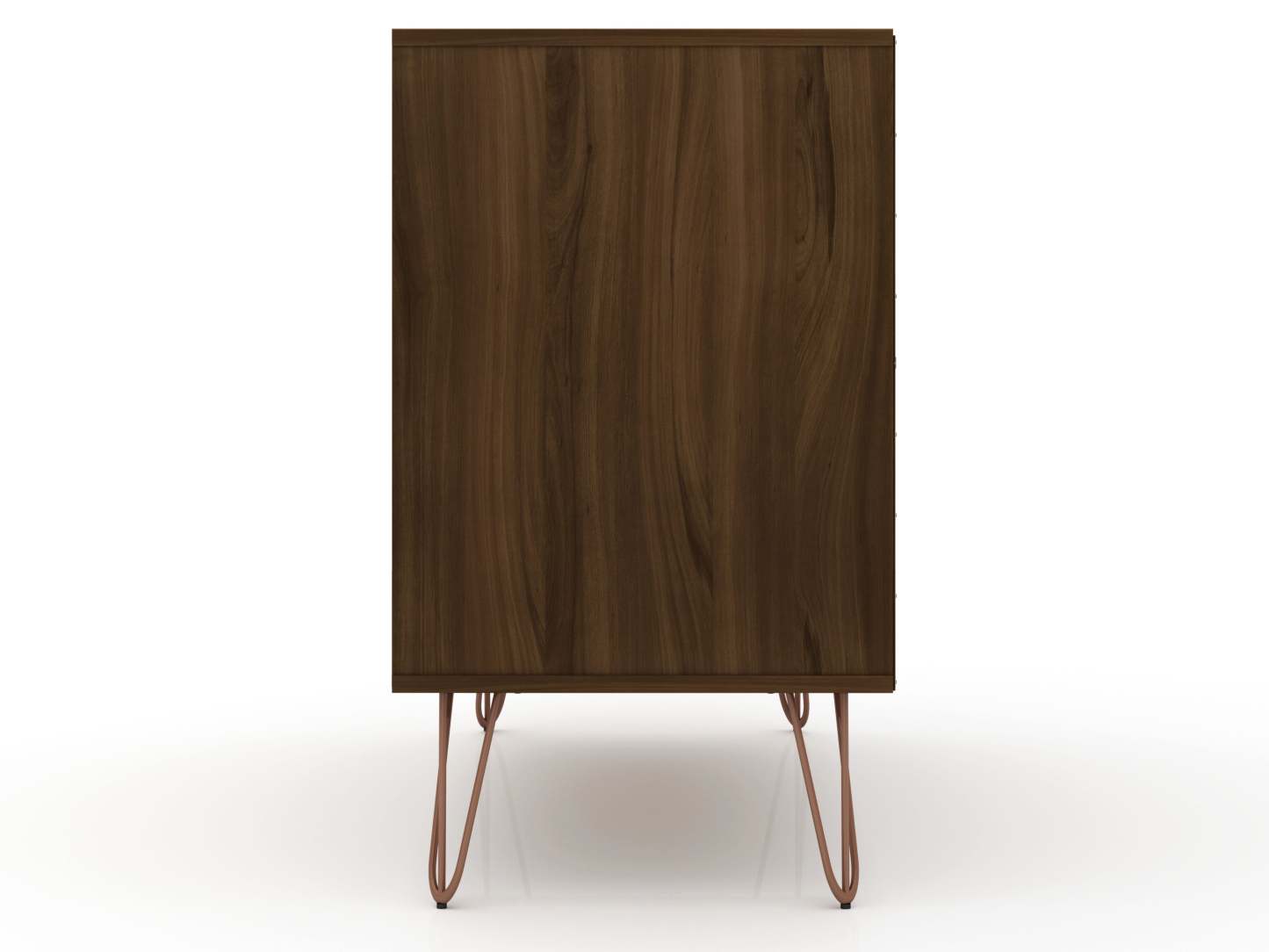 Manhattan Comfort Rockefeller Mid-Century Modern Dresser with 3-Drawers - Brown|Commode Rockefeller de Manhattan Comfort de style moderne du milieu du 20e siècle avec 3 tiroirs - brune