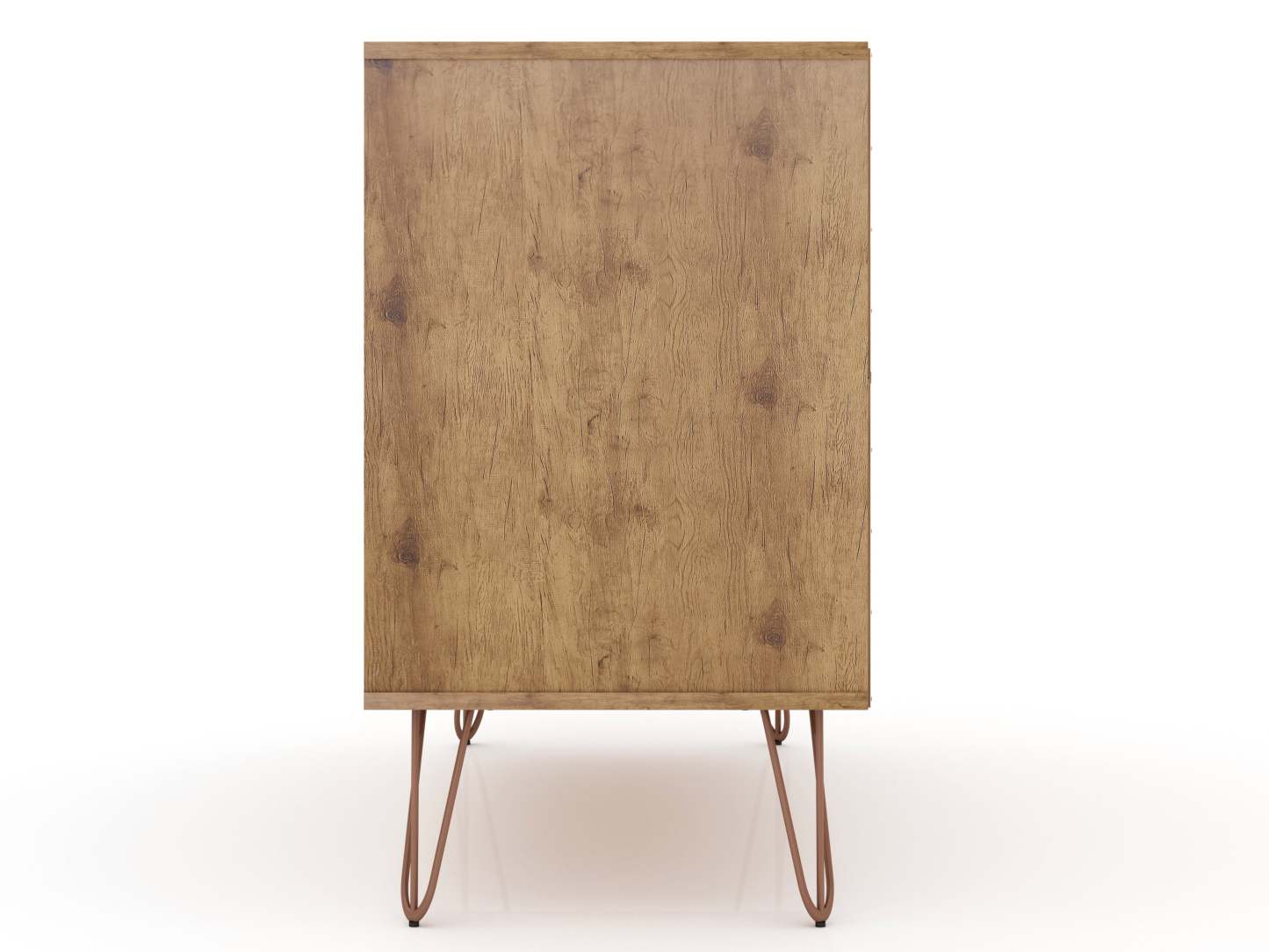 Manhattan Comfort Rockefeller Mid-Century Modern Dresser with 3-Drawers - Natural &amp; Rose Pink|Commode Rockefeller de Manhattan Comfort de style moderne du milieu du 20e siècle avec 3 tiroirs - naturelle et rose