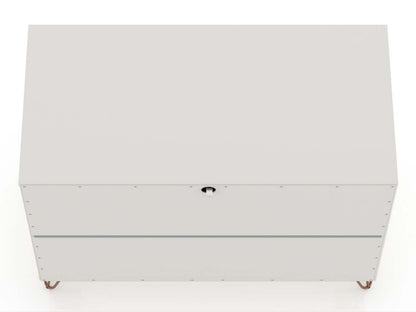 Manhattan Comfort Rockefeller Mid-Century Modern Dresser with 3-Drawers|Commode Rockefeller de Manhattan Comfort de style moderne du milieu du 20e siècle avec 3 tiroirs