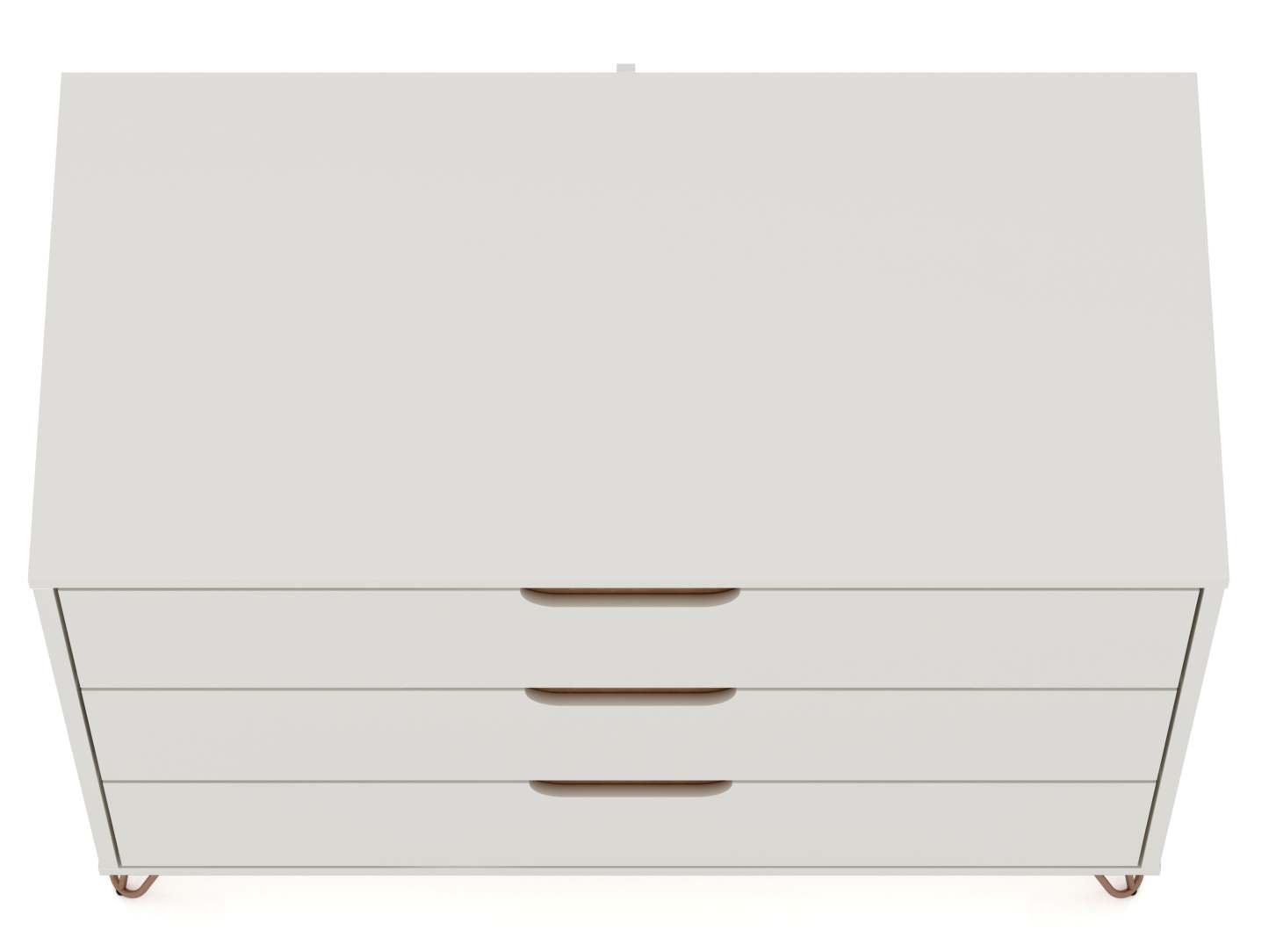 Manhattan Comfort Rockefeller Mid-Century Modern Dresser with 3-Drawers|Commode Rockefeller de Manhattan Comfort de style moderne du milieu du 20e siècle avec 3 tiroirs