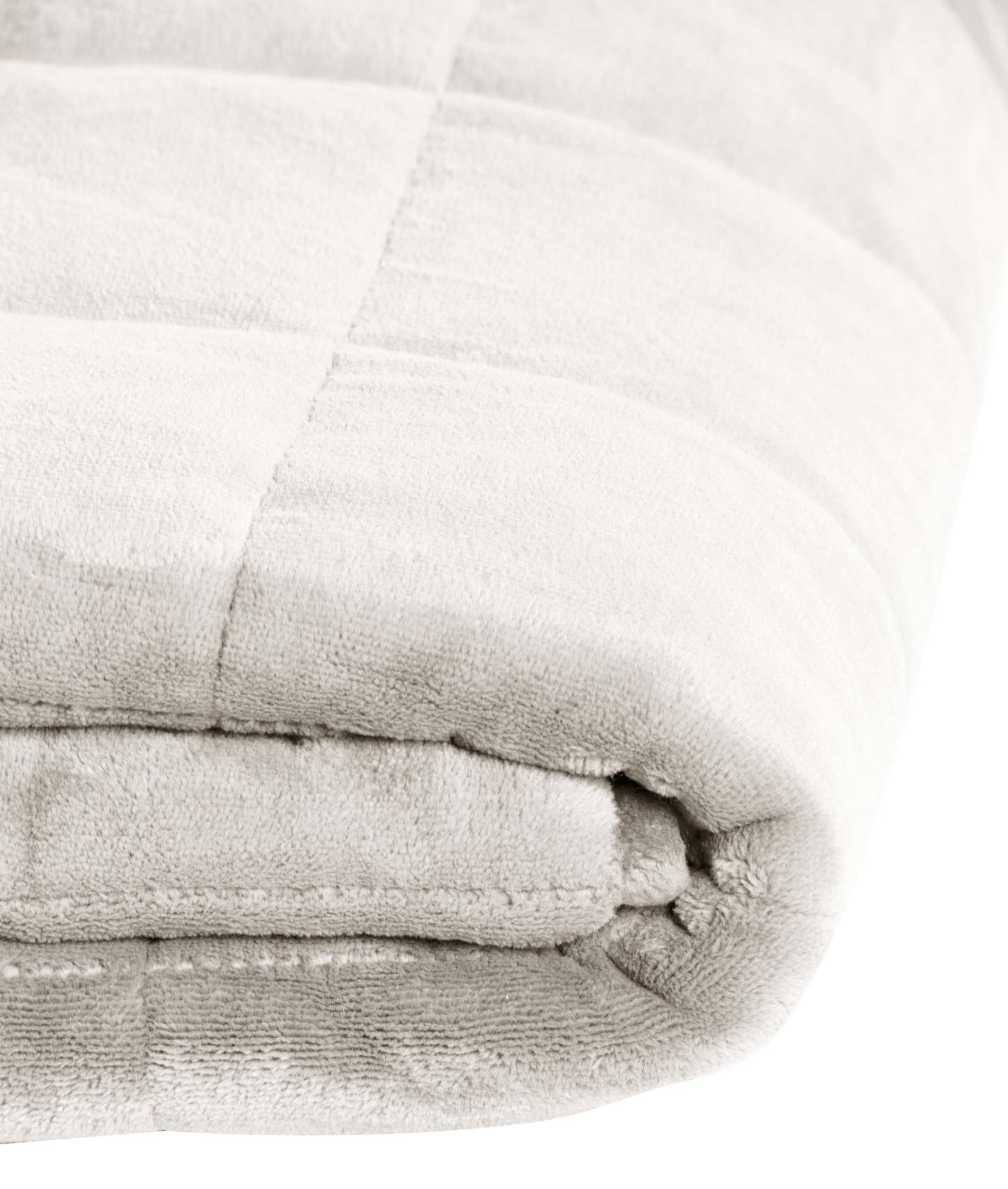 Jeté lesté en sherpa - ivoire | Jeté Sherpa lesté - Ivoire | 10LBWHTB