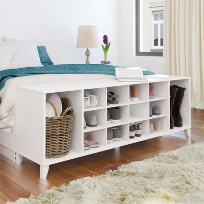 Prepac 60 Shoe Bench - White|Banc à chaussures de Prepac de 60 po - blanc