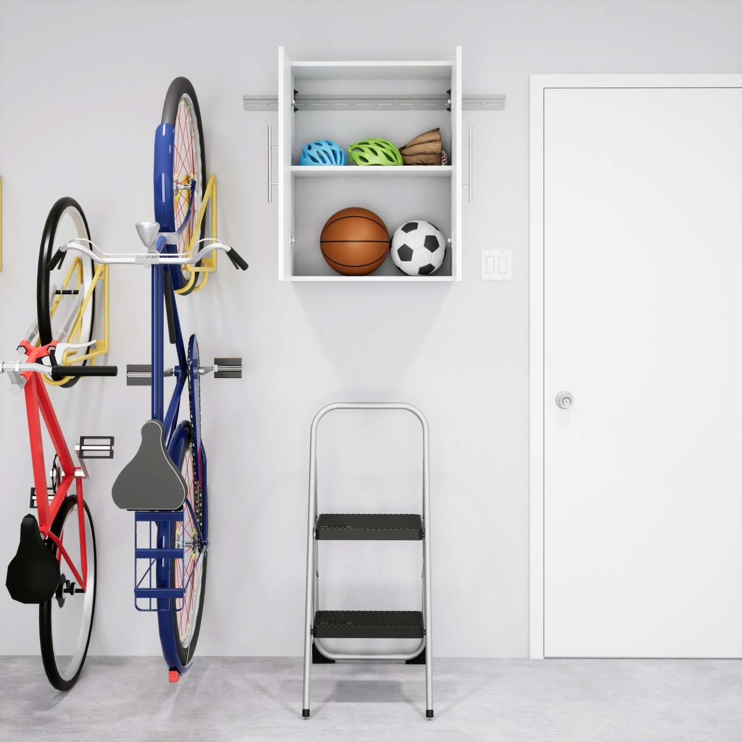 Hangups 24 Upper Storage Cabinet - Blanc|Armoire supérieure de rangement HangUps de 24 po - blanche