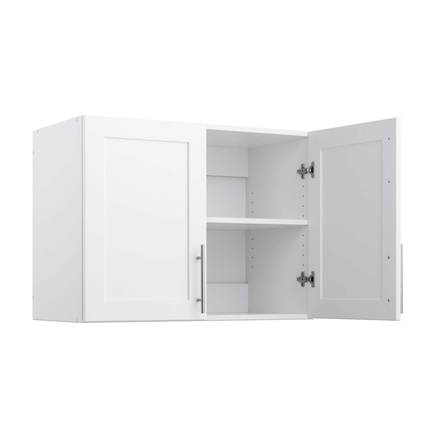 Armoire de rangement murale empilable Prepac Elite 32 - Blanc|Armoire de rangement murale empilable Elite de Prepac de 32 po - blanche