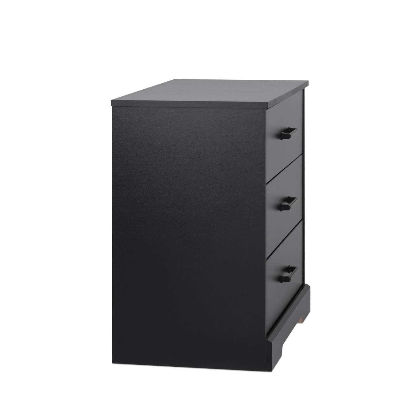 Prepac Rustic Ridge Farmhouse 3-Drawer Nightstand - Black|Table de nuit champêtre Rustic Ridge de Prepac à 3 tiroirs - noire