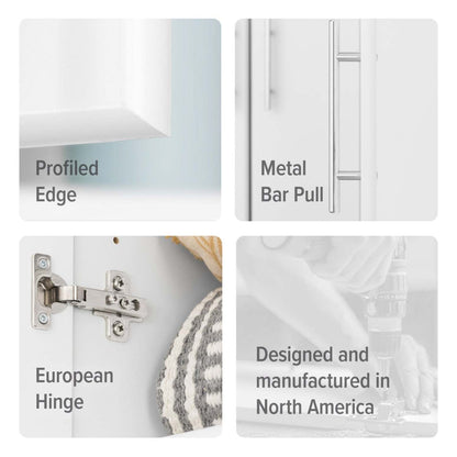 Armoire de rangement Elite 32 - Blanc|Armoire de rangement Elite 32 po - blanche