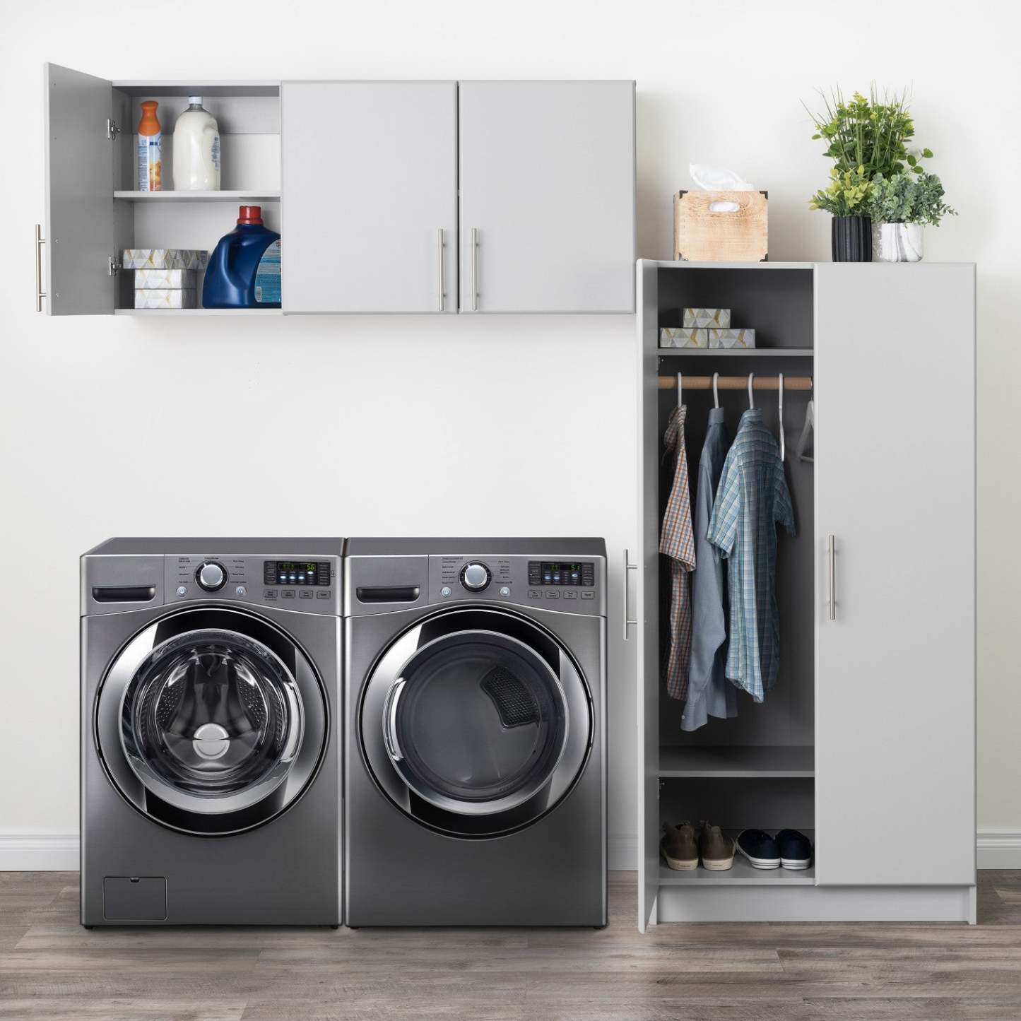 Elite 54 Wall Cabinet - Gris|Armoire murale Elite de 54 po - grise