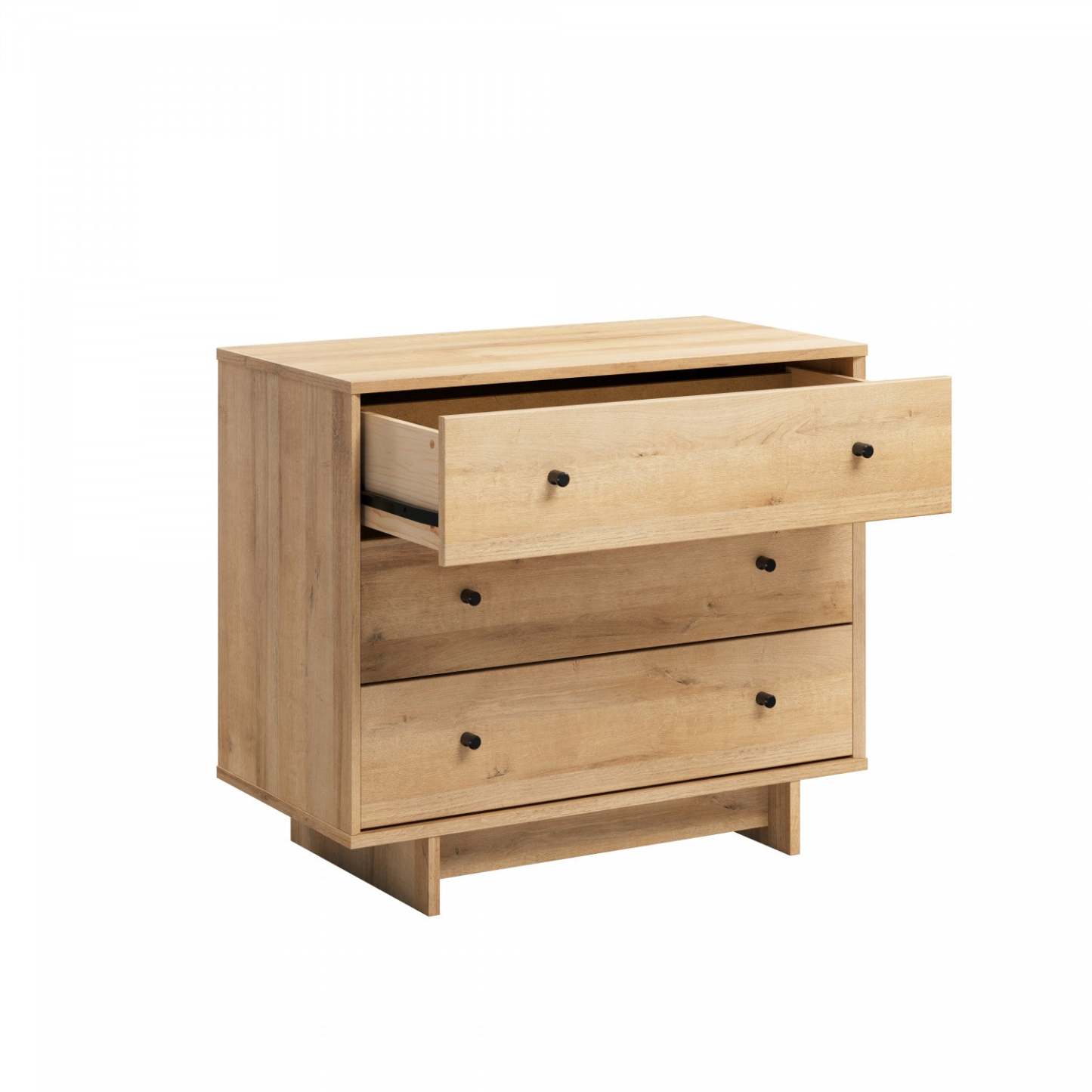 Prepac Finnley 3-Drawer Nightstand - Natural Oak|Table de nuit Finnley de Prepac à 3 tiroirs - chêne naturel