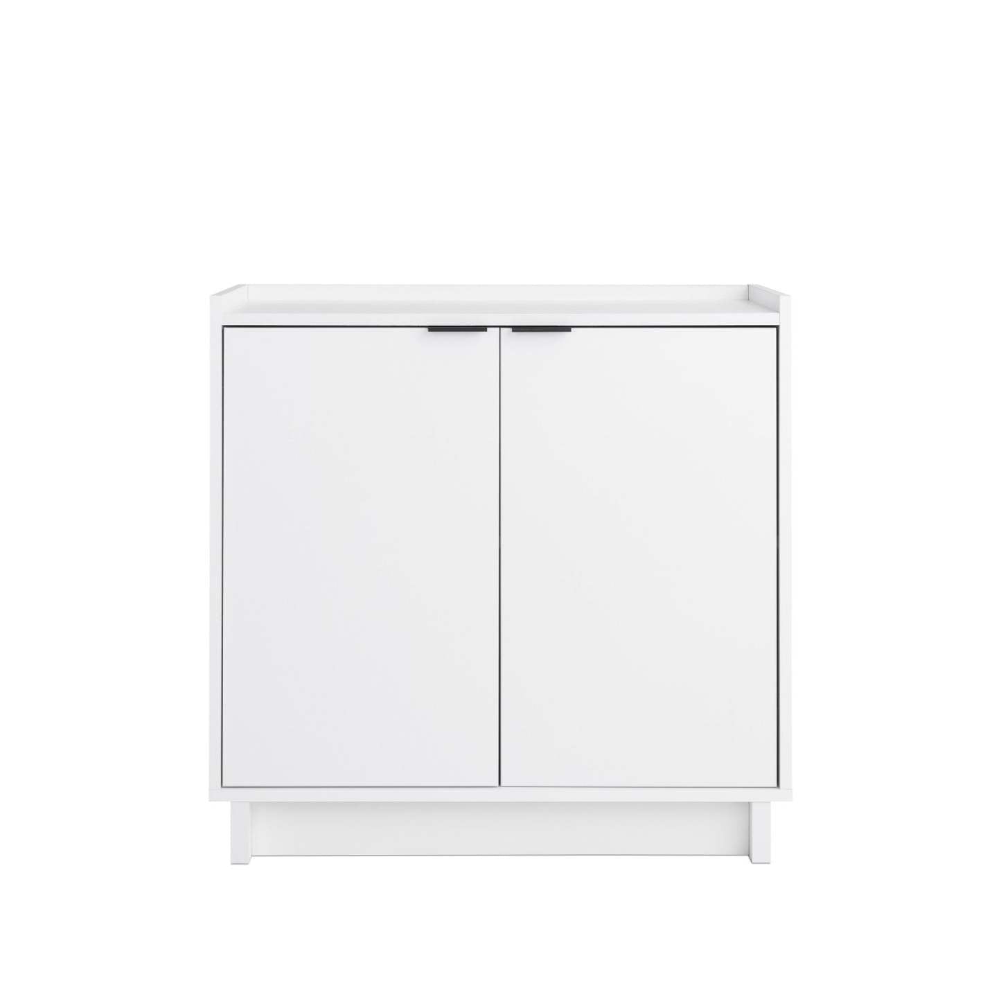 Buffet console Prepac Simply Modern 2 portes - Blanc|Console Simply Modern de Prepac à 2 portes - blanche