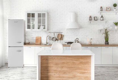 iio 11 Cu. Ft. Bottom-Freezer Retro Refrigerator - ALBR1372WW-L | Réfrigérateur rétro iio de 11 pi³ à congélateur inférieur - ALBR1372WW-L | ALBR1WWL