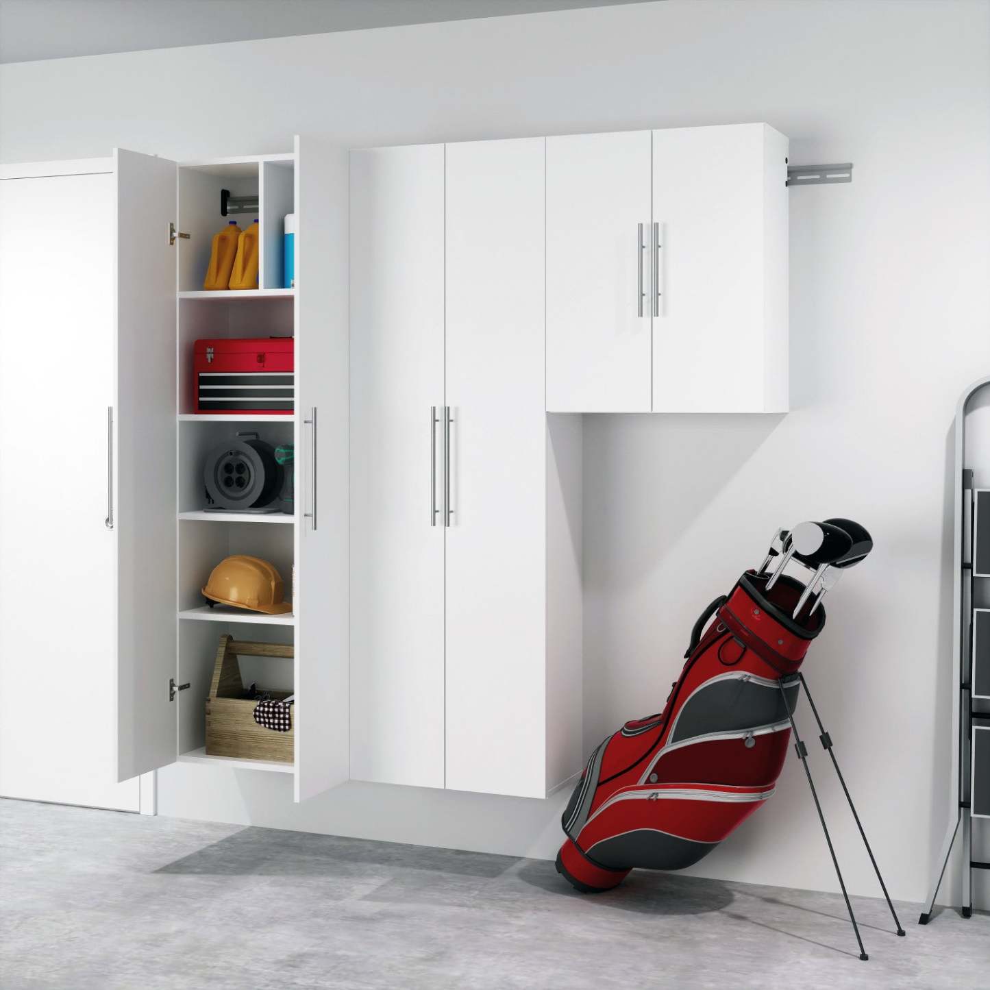 Hangups 24 Upper Storage Cabinet - Blanc|Armoire supérieure de rangement HangUps de 24 po - blanche