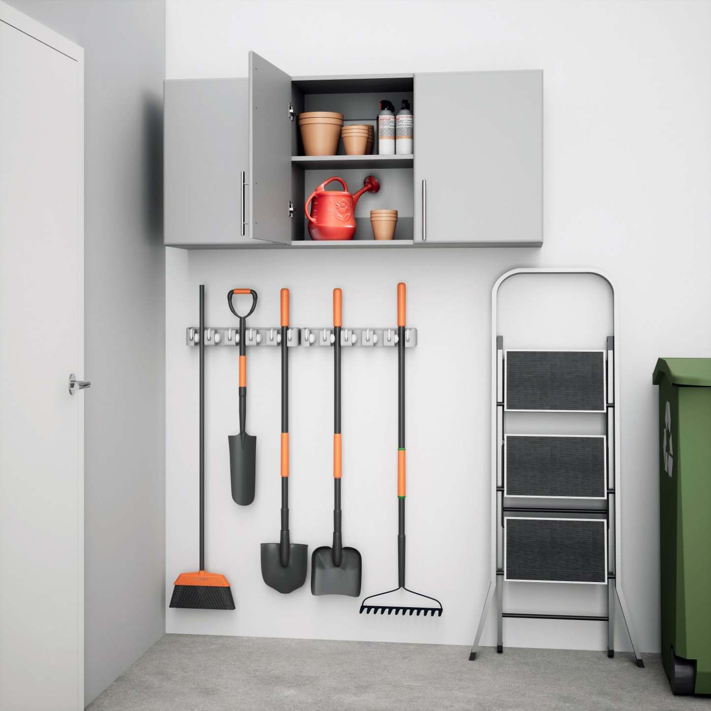 Elite 54 Wall Cabinet - Gris|Armoire murale Elite de 54 po - grise