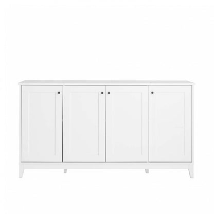 Prepac Yaletown 4-Door Buffet Console - Blanc|Console Yaletown de Prepac à 4 portes - blanche