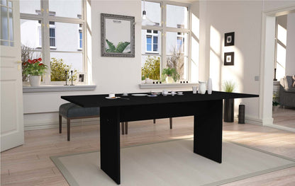 Manhattan Comfort Nomad 67.91 Modern Dining Table - Noir|Table moderne Nomad de Manhattan Comfort de 67,91 po pour la salle à manger - noire